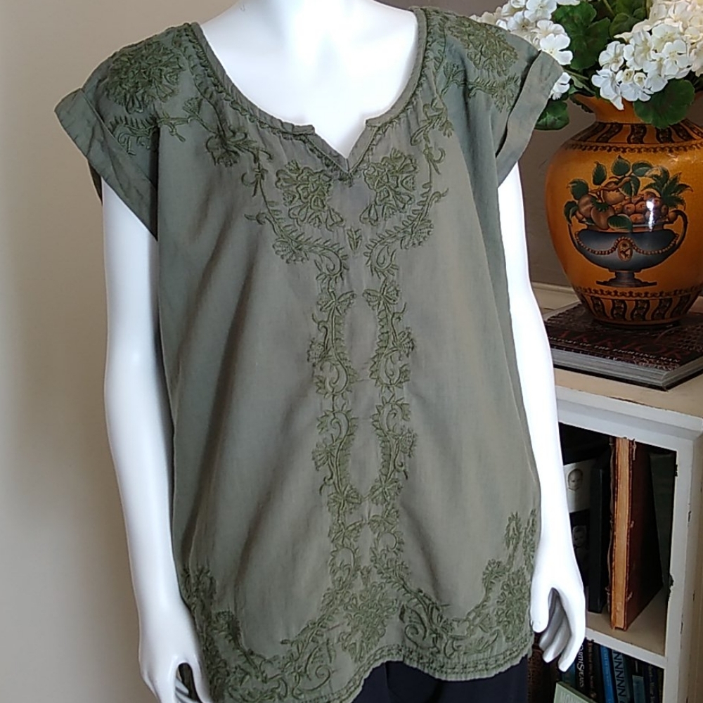 INDIGO THREAD CO. TOP.